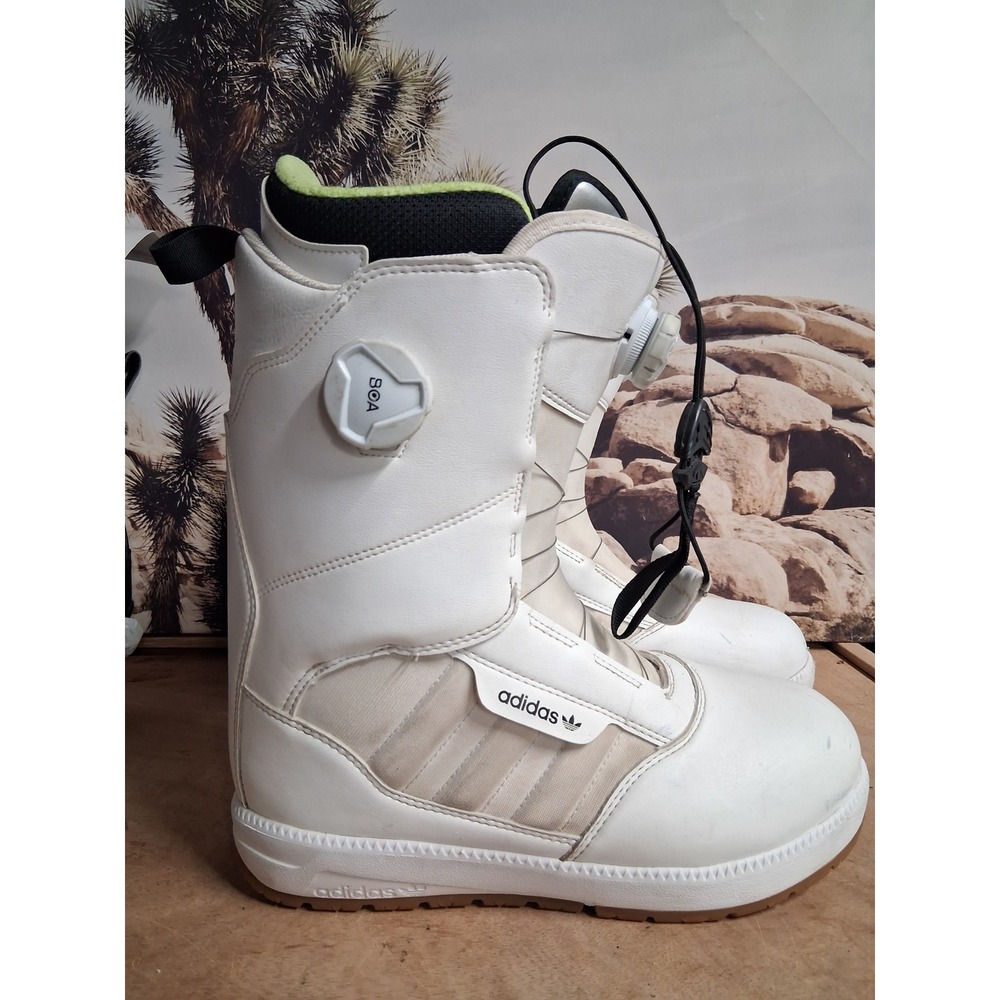 Adidas Response 3MC BOA Snowboard Boots Mens White Gum Sole EG9391 sz 10.5